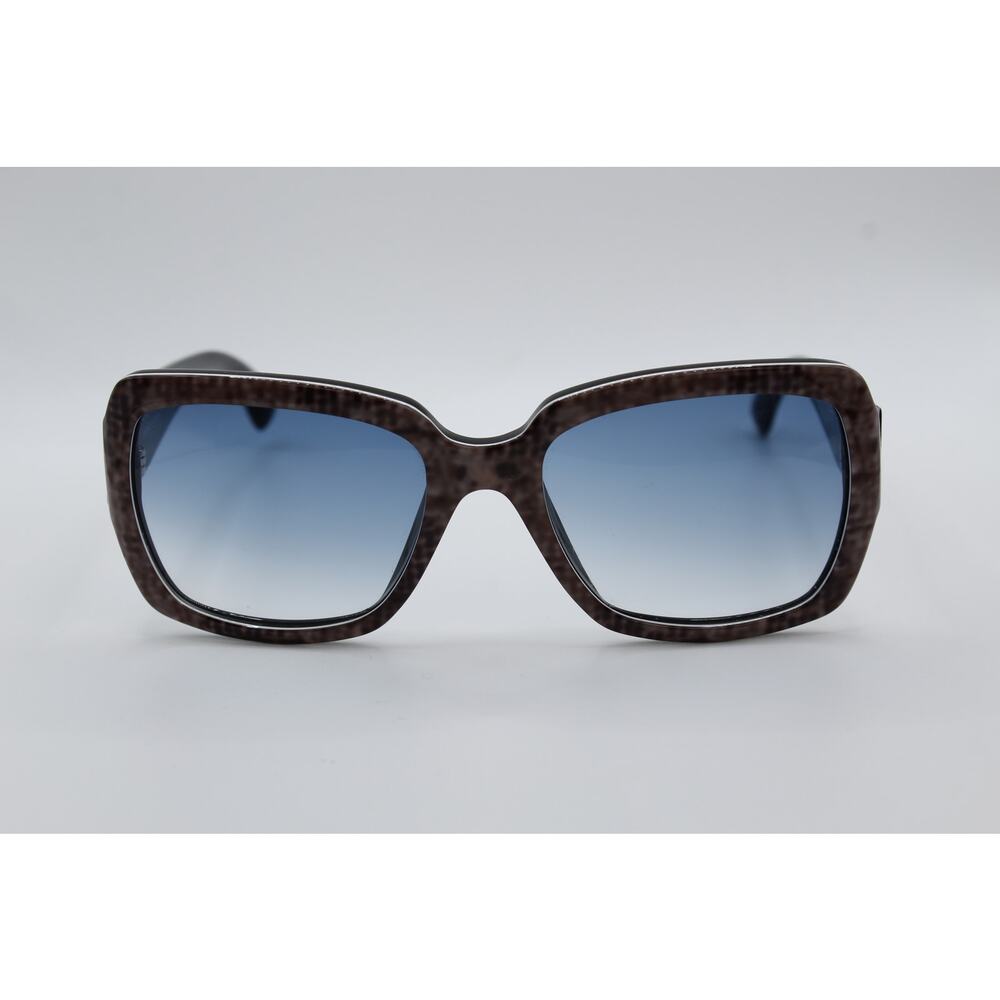 Chanel 5221 1309/3B Pixelated Brown Snakeskin Sunglasses - Picture 2 of 5